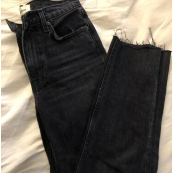 Reformation Julia High Rise Cigarette Jeans Black - Picture 5 of 5